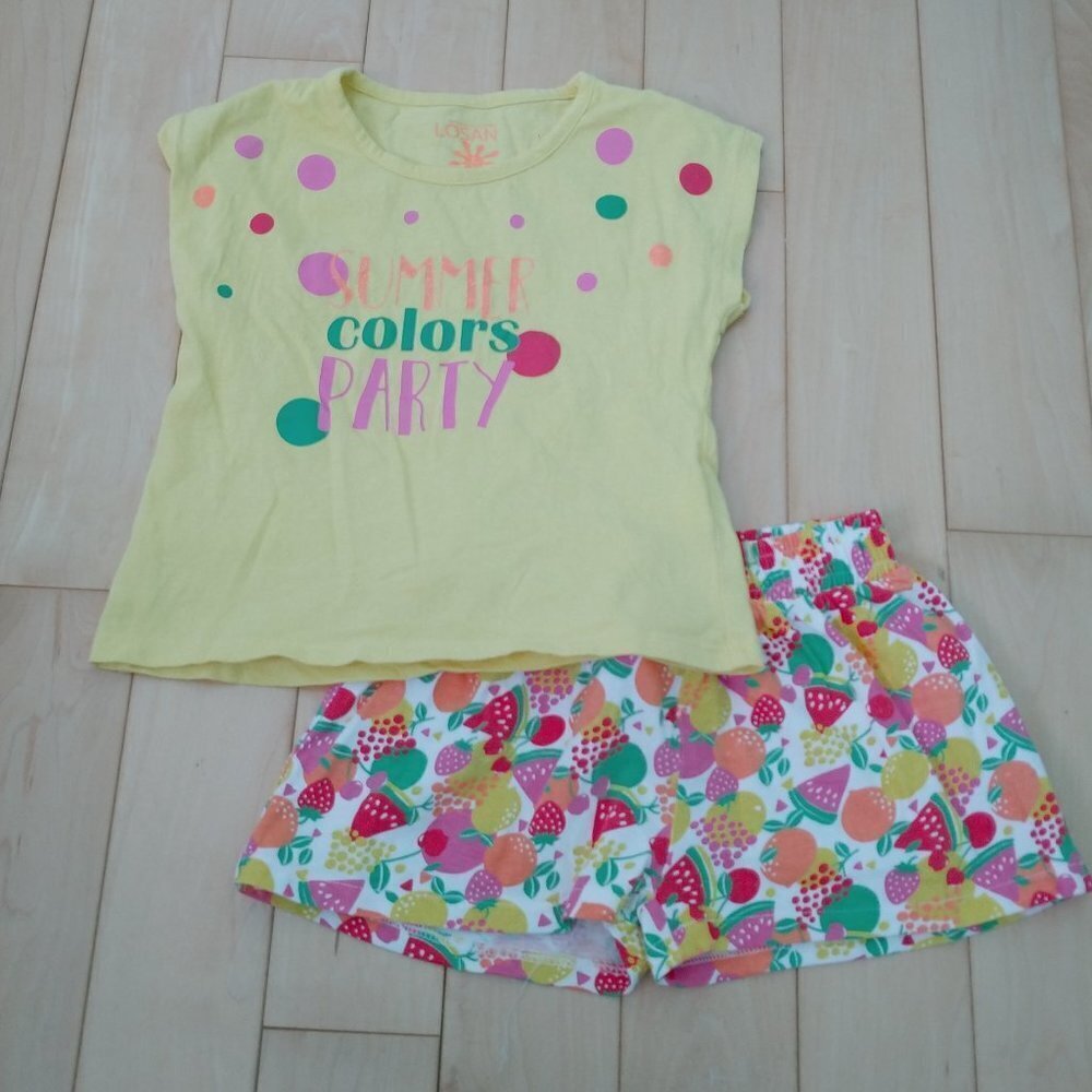 Losan 2 pieces short and t-shirt set size 5